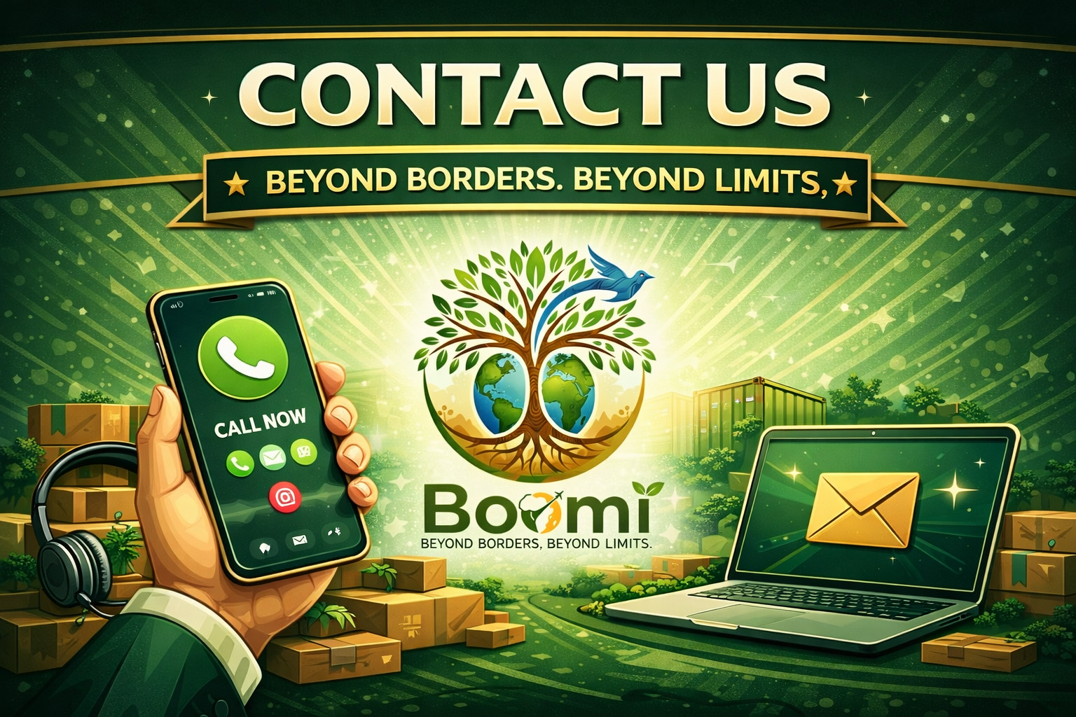 Contact BOOMI Exports